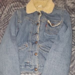 Levi’s Sherpa Lined Denim Trucker Jacket